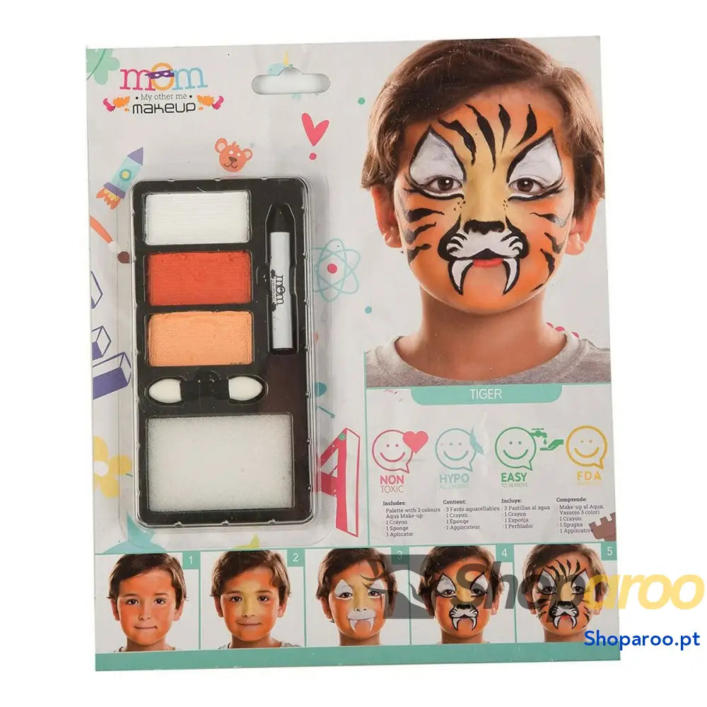 Conjunto de Maquilhagem My Other Me Tigre (24 x 20 cm)