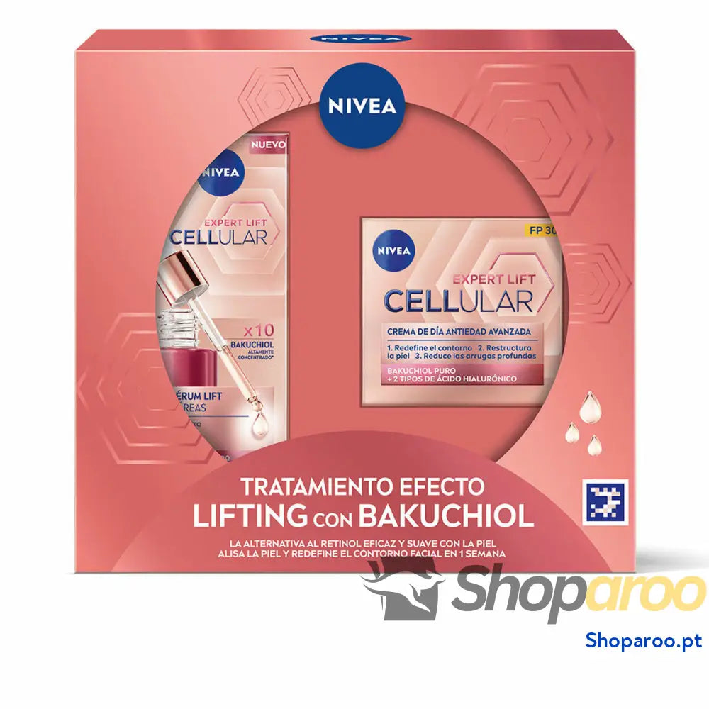 Conjunto de Maquilhagem Nivea TRATAMIENTO EFECTO LIFTING CON BAKUCHIOL 2 Peças