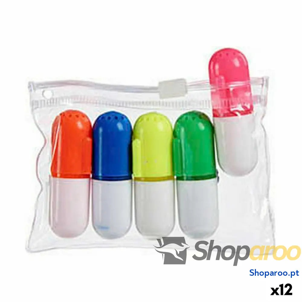 Conjunto de Marcadores Fluorescentes Pincello Estojo (12 Unidades)