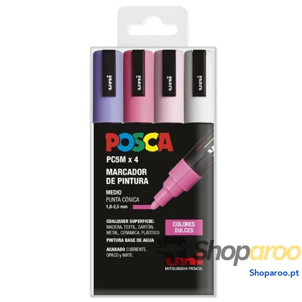 Conjunto de Marcadores POSCA PC-5M Sweet