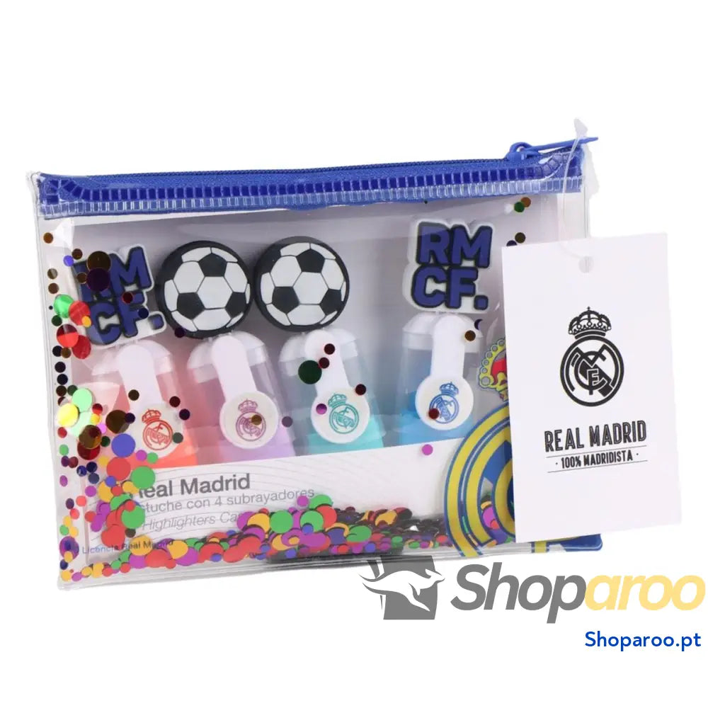 Conjunto de Marcadores Real Madrid C.F. Multicolor 5 Peças