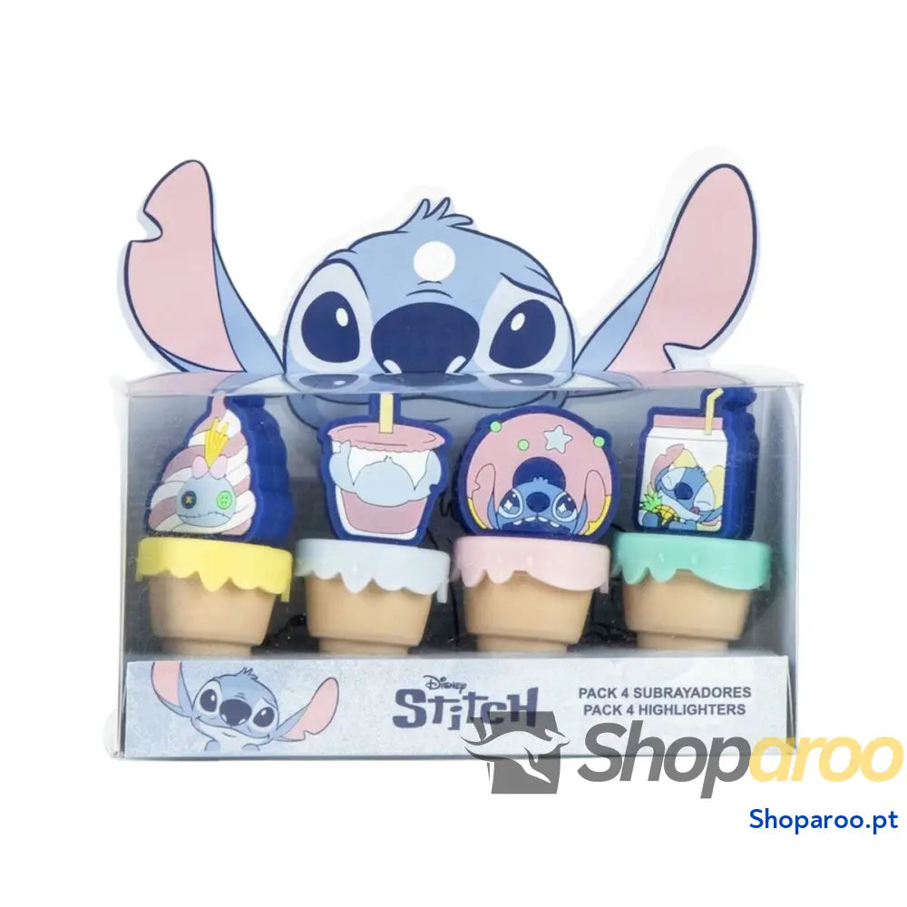 Conjunto de Marcadores Stitch Azul 5 Peças