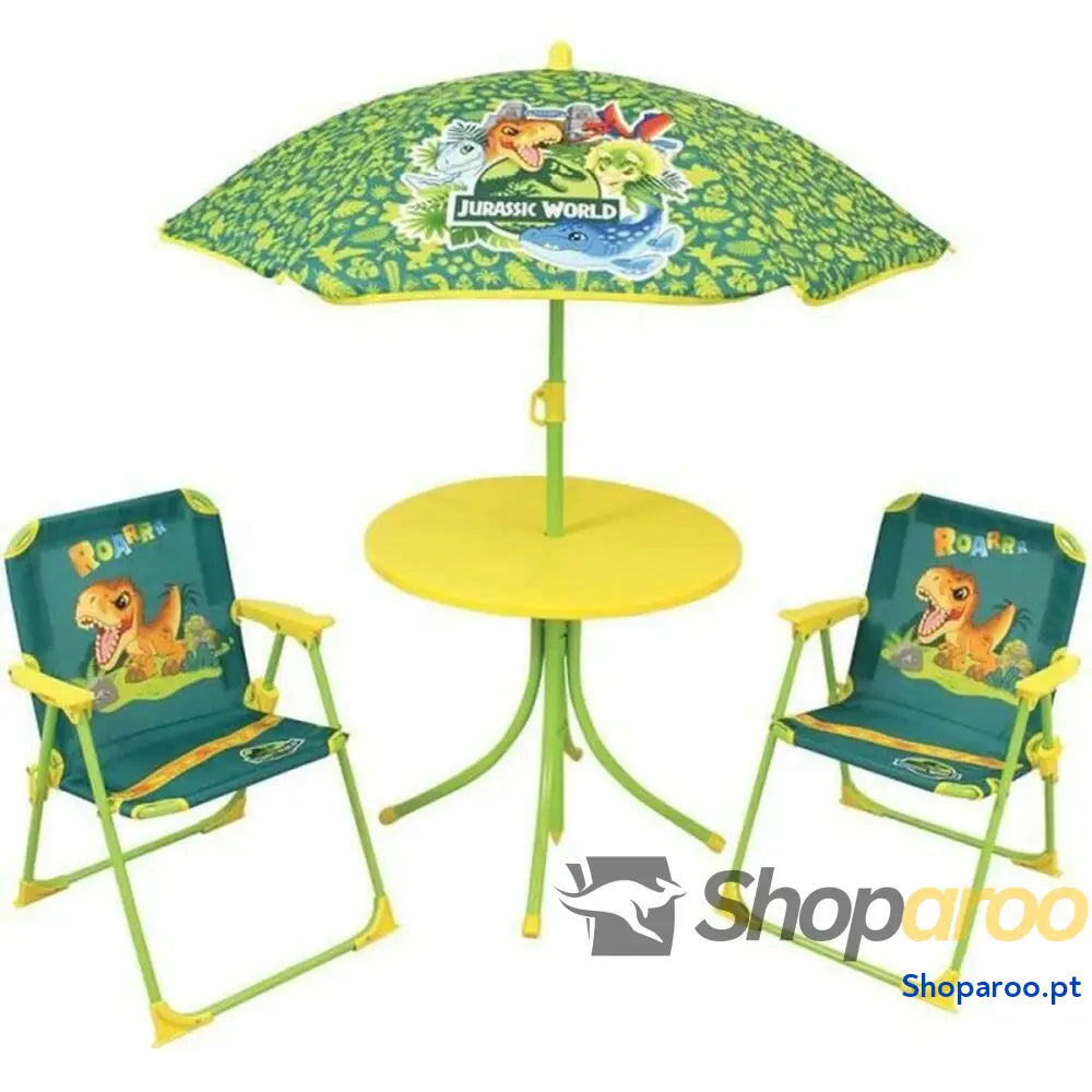 Conjunto de mesa com cadeiras Fun House Jurassic Dinosaur