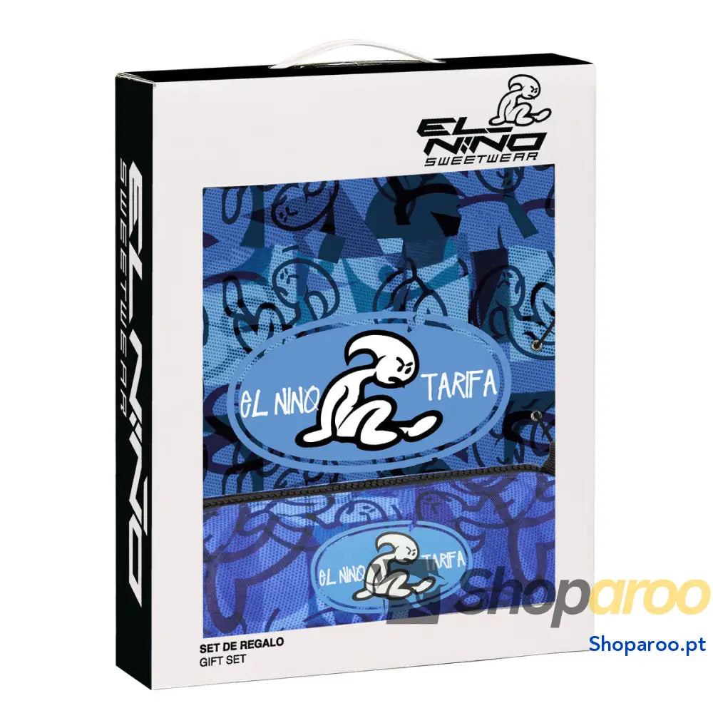Conjunto de Oferta El Niño Roller Azul Preto 2 Peças