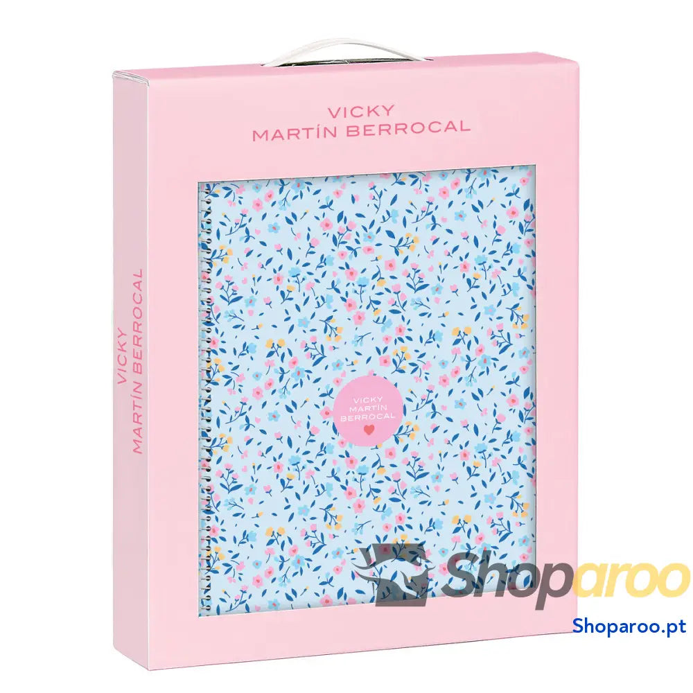 Conjunto de Oferta Vicky Martín Berrocal Paraíso Azul Cor de Rosa 2 Peças