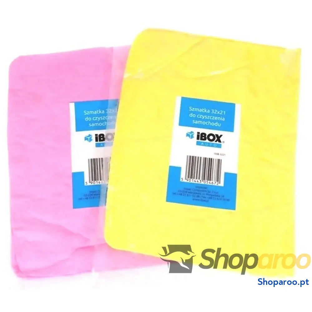Conjunto de Panos Ibox I508-3221 32 x 21 cm Amarelo Cor de Rosa 2 Peças