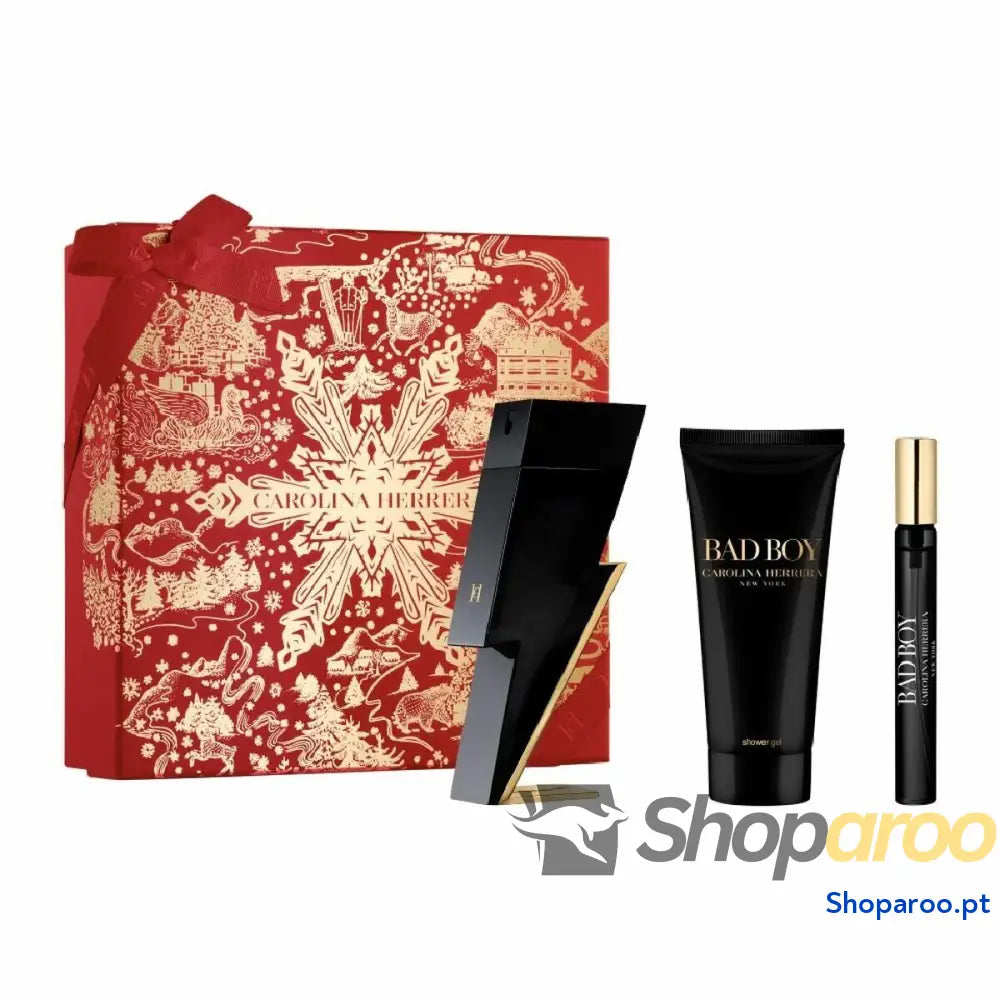 Conjunto de Perfume Homem Carolina Herrera BAD BOY EDT