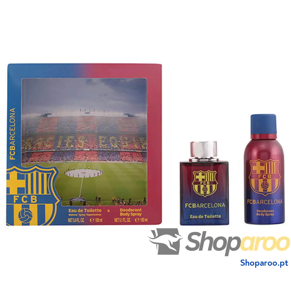 Conjunto de Perfume Homem F.C. Barcelona Sporting Brands 244.151 (2 pcs) 2 Peças