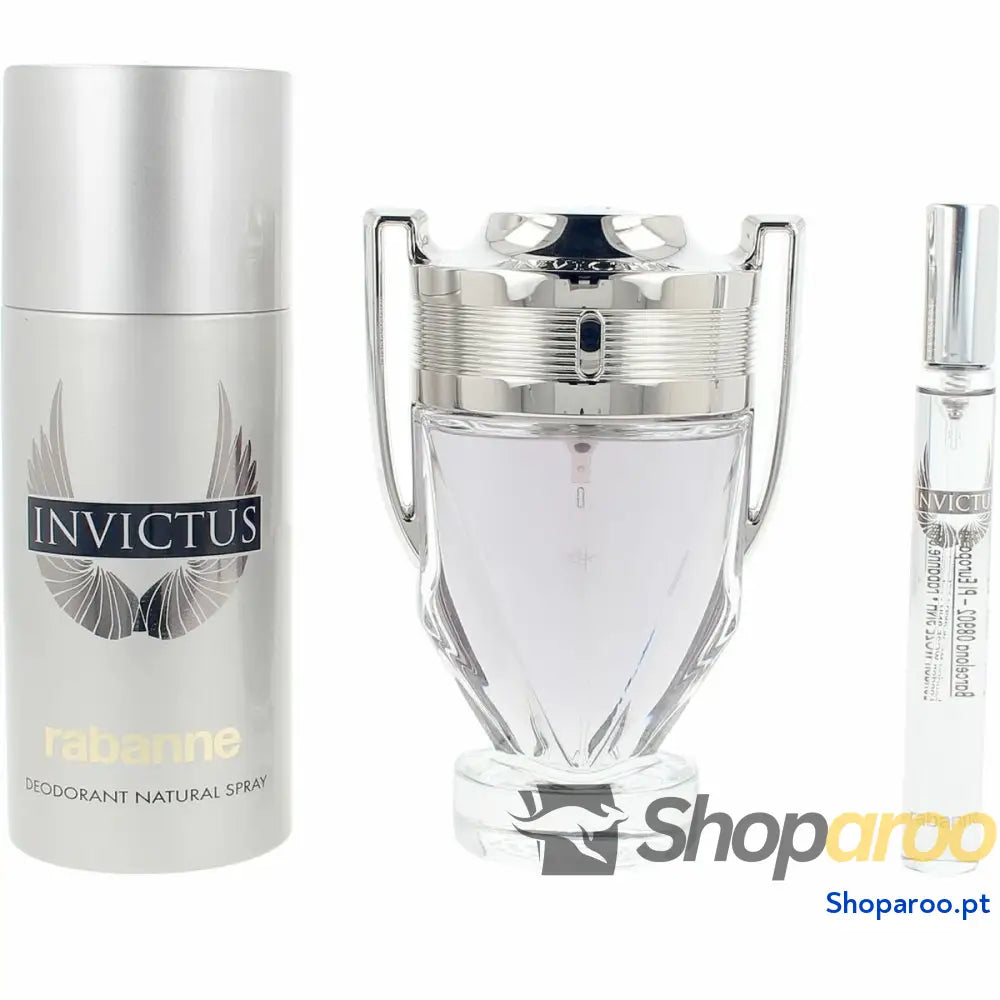 Conjunto de Perfume Homem Paco Rabanne INVICTUS