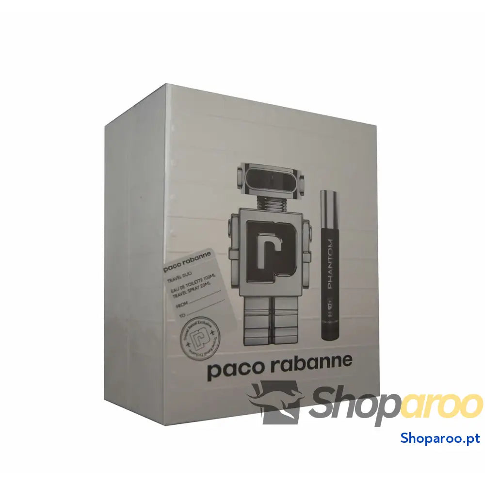 Conjunto de Perfume Homem Paco Rabanne Phantom EDT 2 Peças
