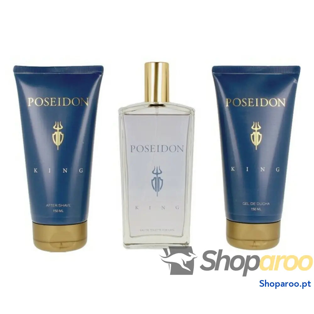 Conjunto de Perfume Homem The King Poseidon EDT (3 pcs) (3 pcs)