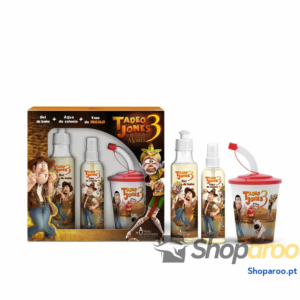 Conjunto de Perfume Infantil Natuaromatic Tadeo Jones 3 Peças