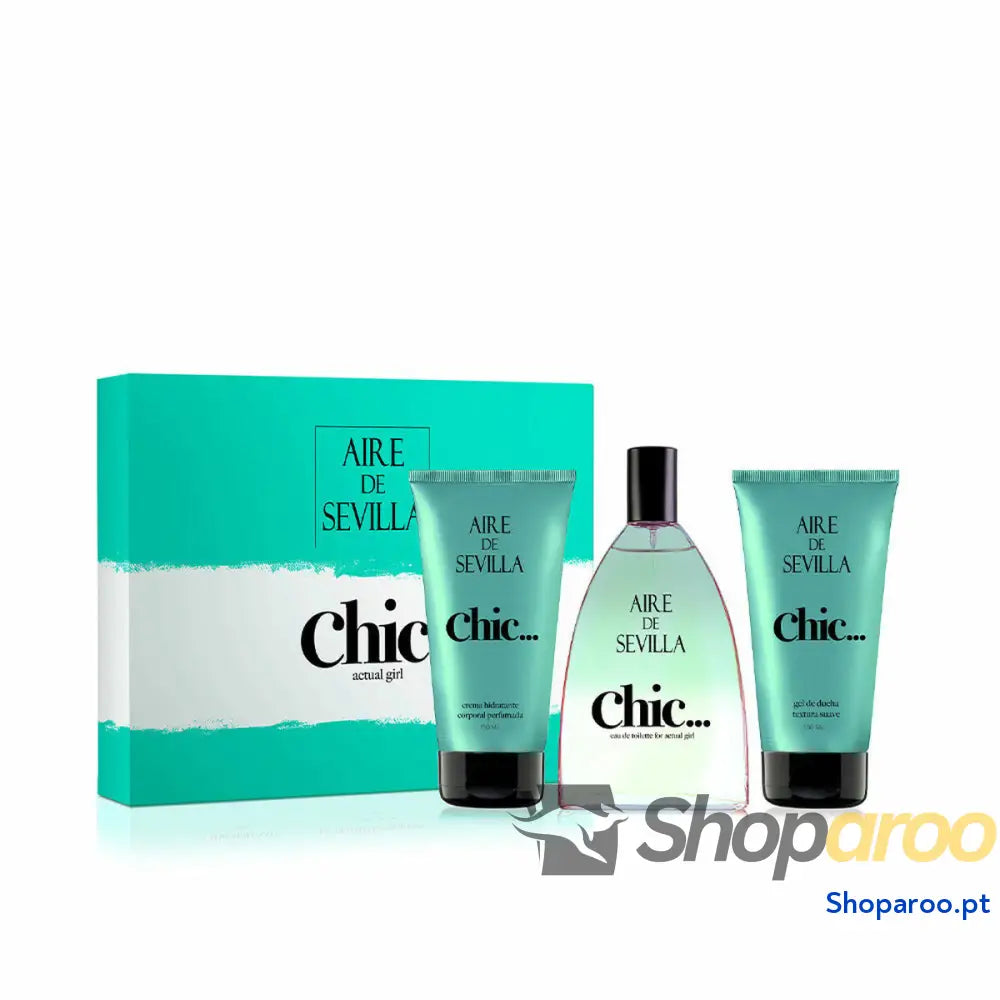 Conjunto de Perfume Mulher Aire Sevilla Chic… EDT 3 Peças