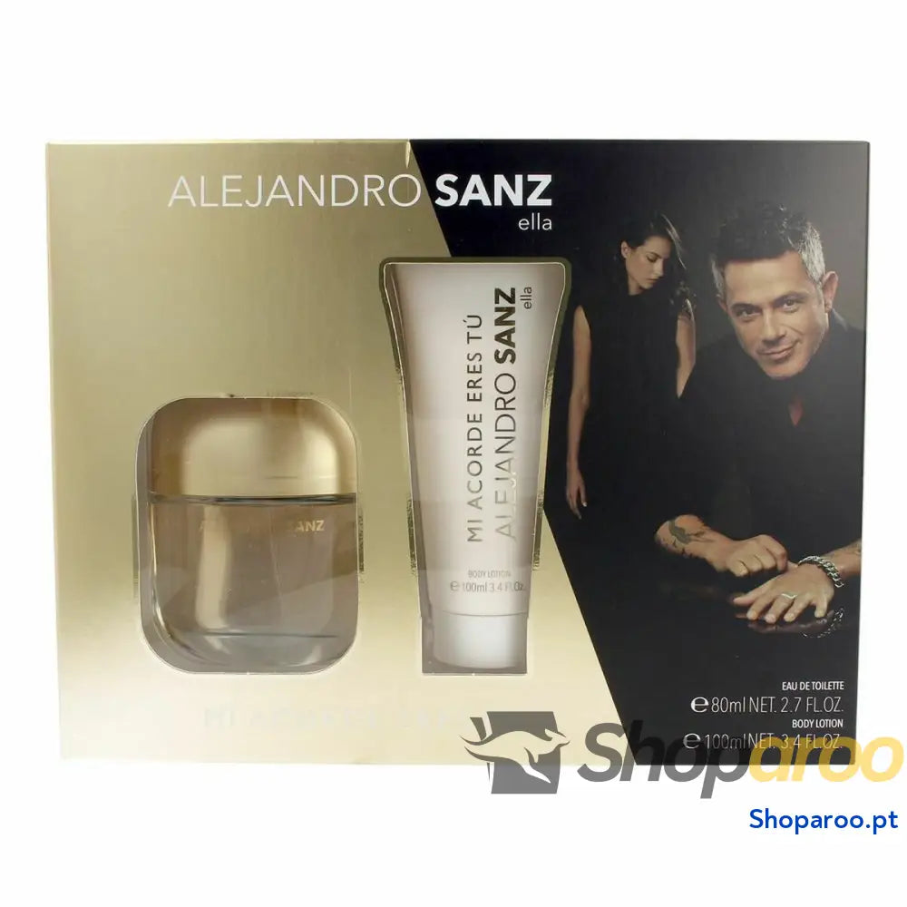 Conjunto de Perfume Mulher Alejandro Sanz Mi acorde eres tú 2 Peças (2 pcs)