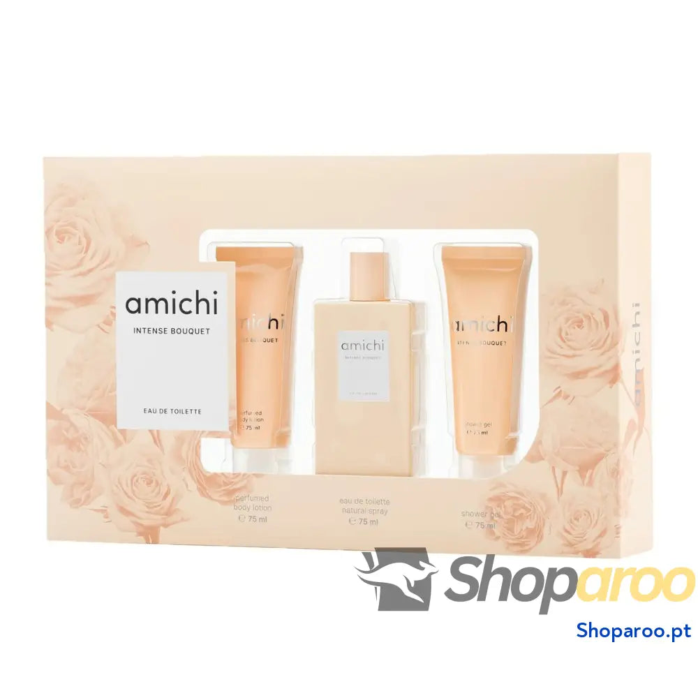 Conjunto de Perfume Mulher Amichi Intense Bouquet 3 Peças