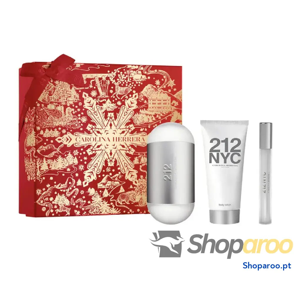 Conjunto de Perfume Mulher Carolina Herrera 212 Woman