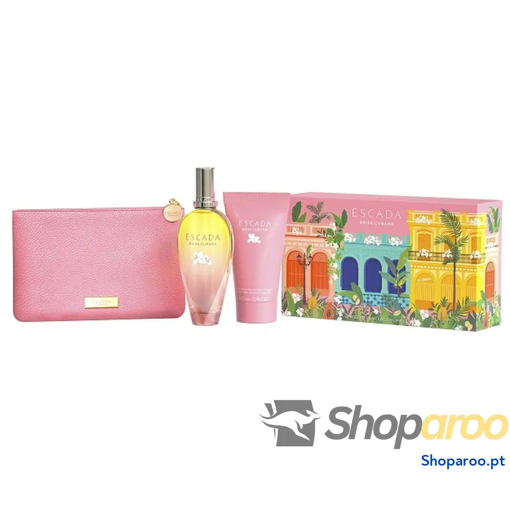 Conjunto de Perfume Mulher Escada Brisa Cubana 3 Peças