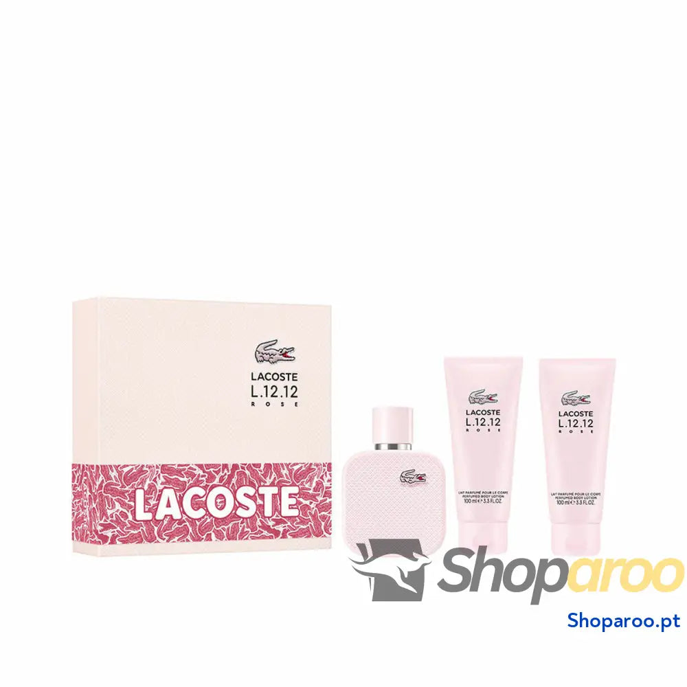 Conjunto de Perfume Mulher Lacoste L.12.12 POUR ELLE 3 Peças