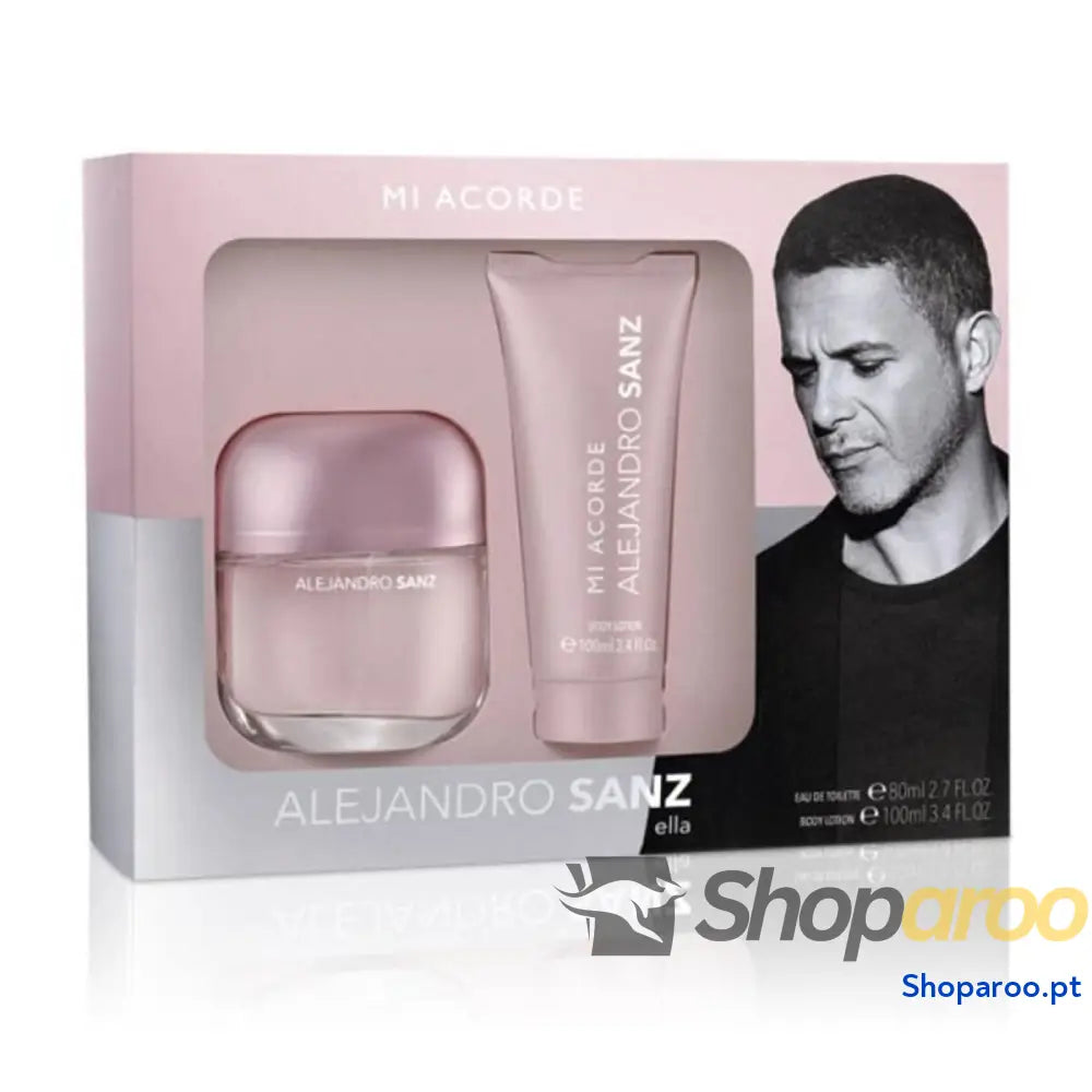 Conjunto de Perfume Mulher Mi Acorde Alejandro Sanz BF-8436581940787_Vendor (2 pcs) 2 Peças