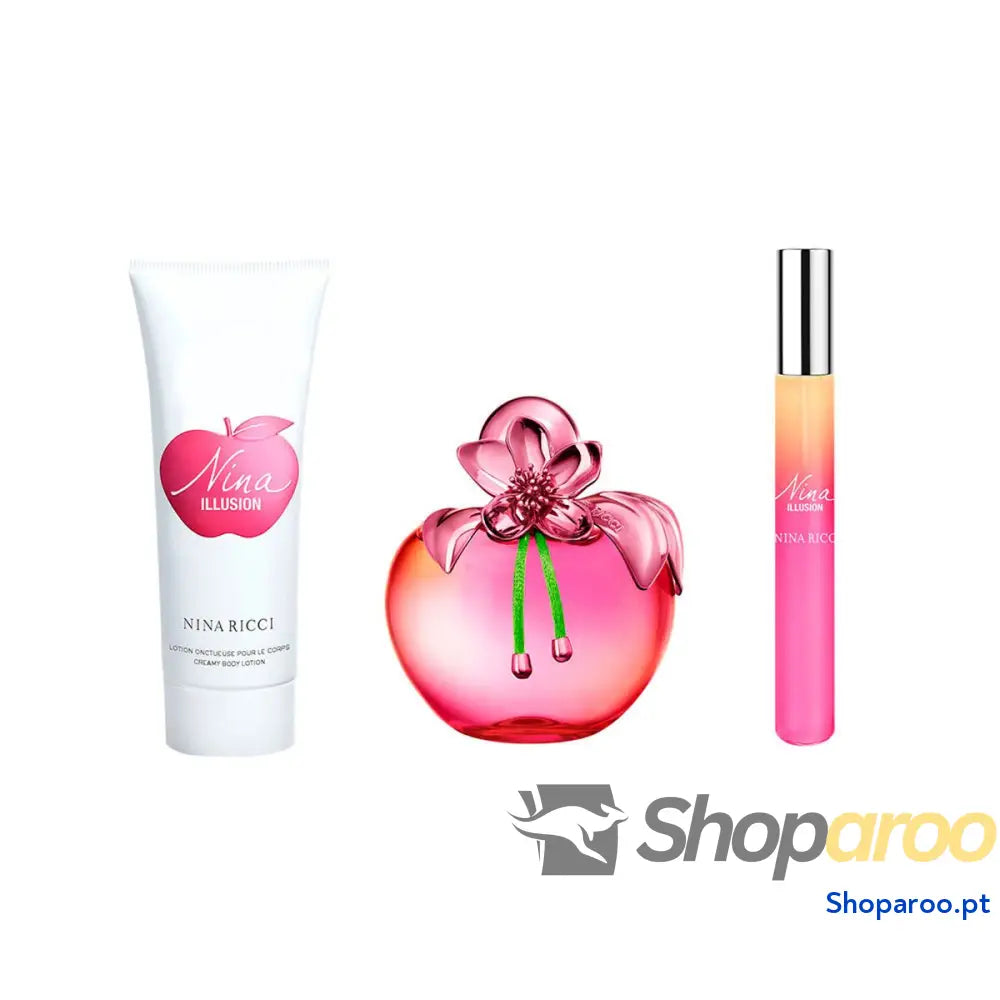 Conjunto de Perfume Mulher Nina Ricci Nina Illusion EDP 3 Peças