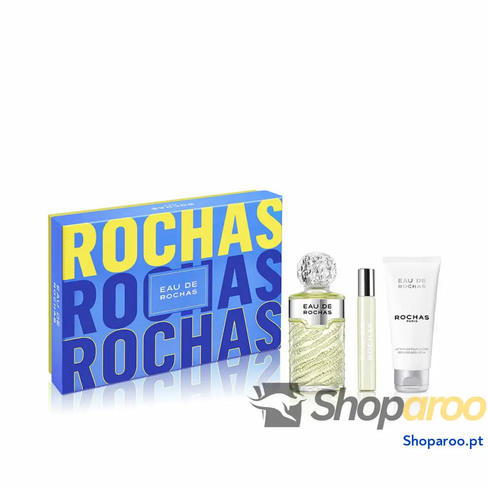 Conjunto de Perfume Mulher Rochas EAU DE ROCHAS 3 Peças
