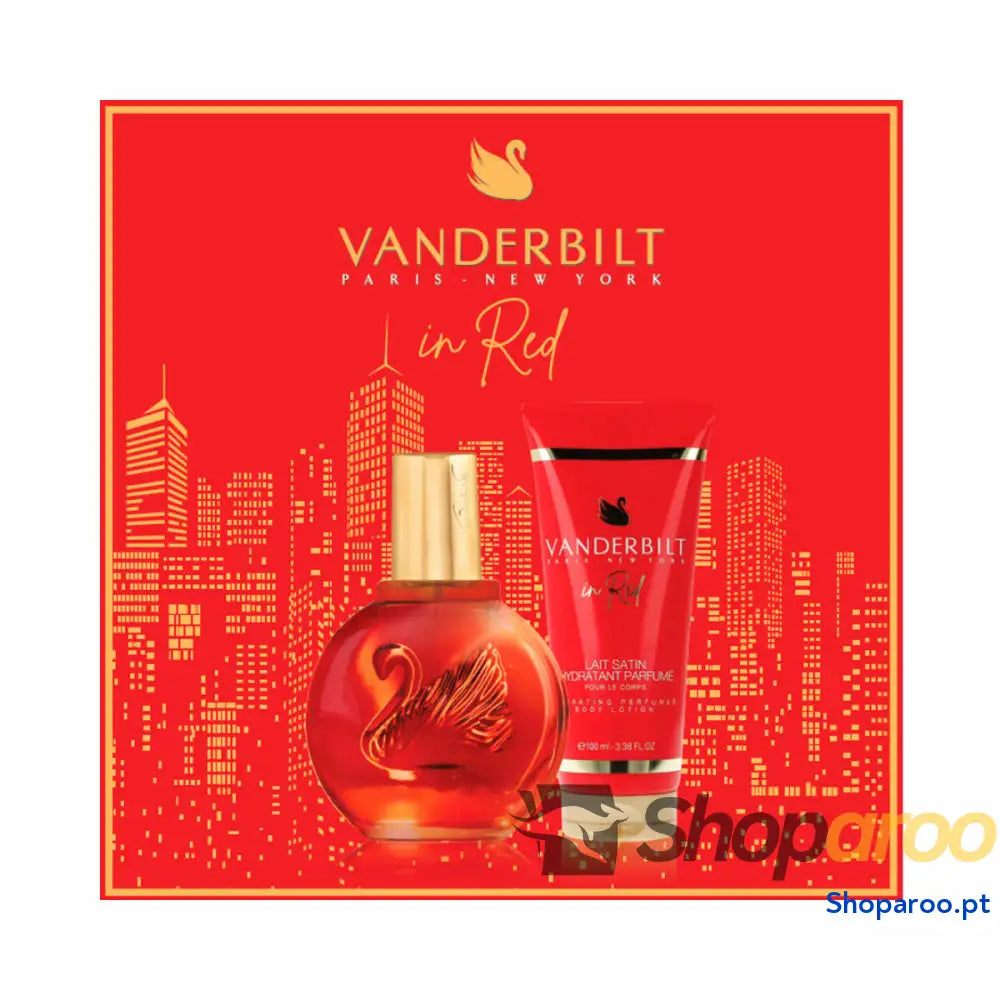 Conjunto de Perfume Mulher Vanderbilt IN RED 2 Peças