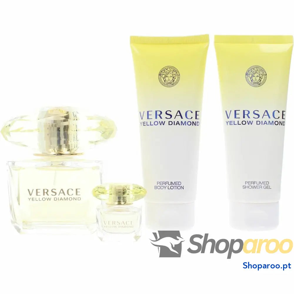 Conjunto de Perfume Mulher Versace YELLOW DIAMOND 3 Peças