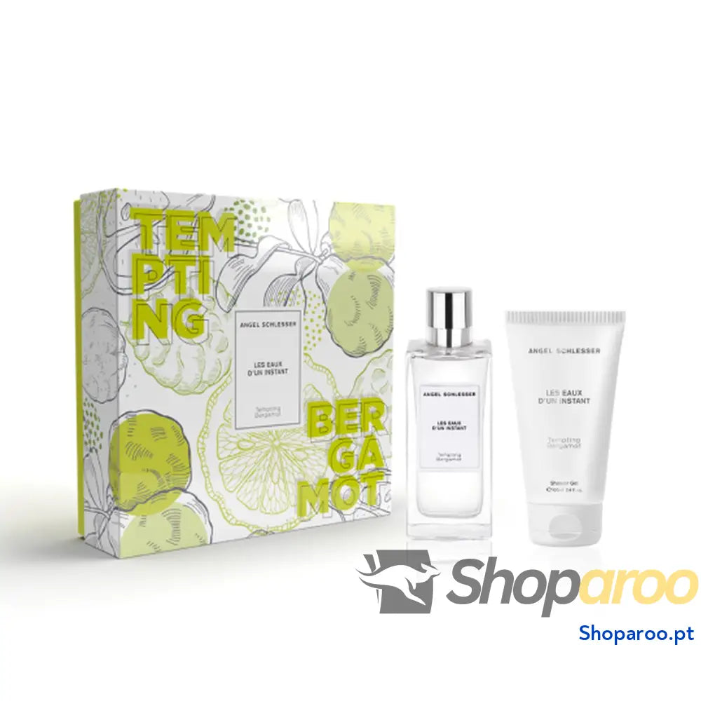 Conjunto de Perfume Unissexo Angel Schlesser Les Eaux D'un Instant Tempting Bergamot 2 Peças