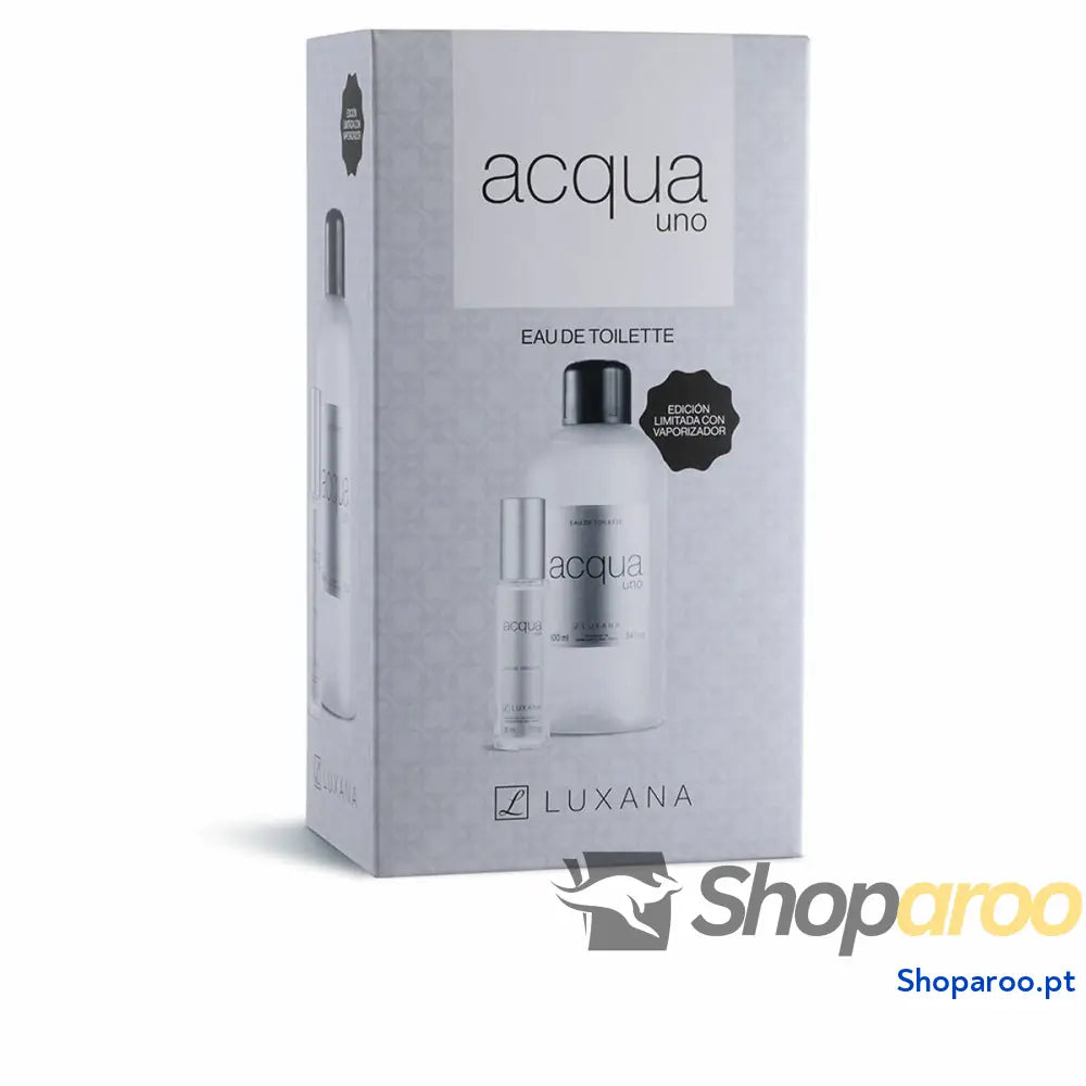 Conjunto de Perfume Unissexo Luxana Acqua Uno 2 Peças