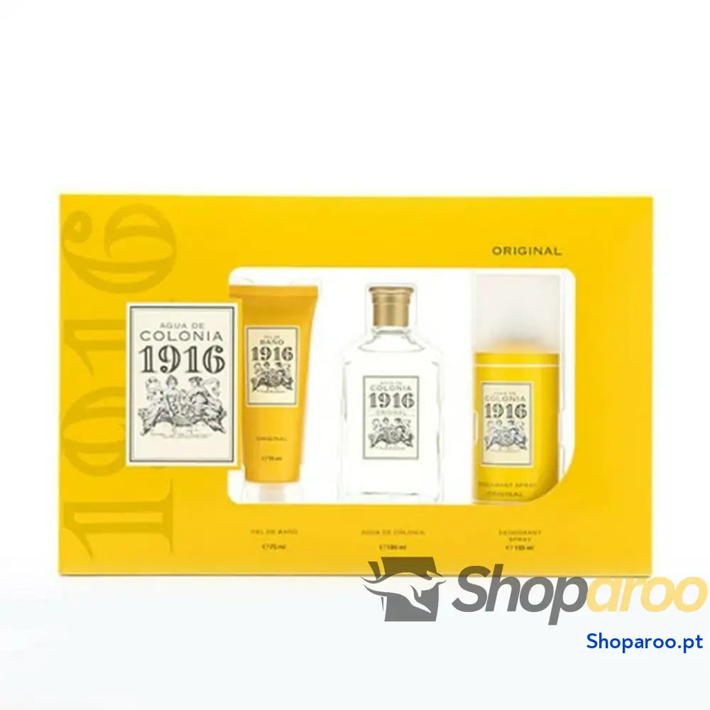 Conjunto de Perfume Unissexo Puig Agua de Colonia 1916 3 Peças