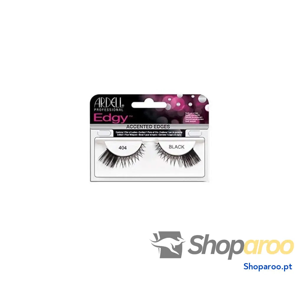 Conjunto de pestanas postiças Ardell Edgy Nº 404