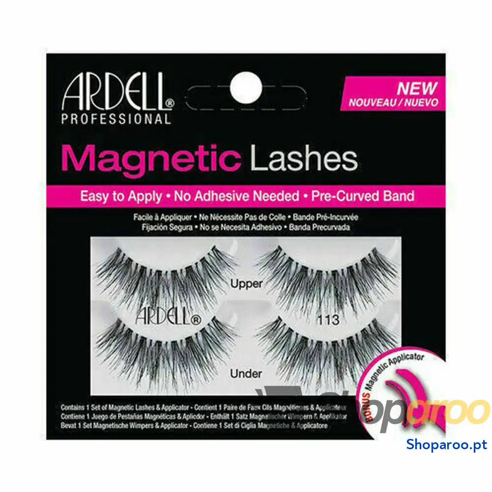 Conjunto de pestanas postiças Ardell Magnetic Double Nº 113