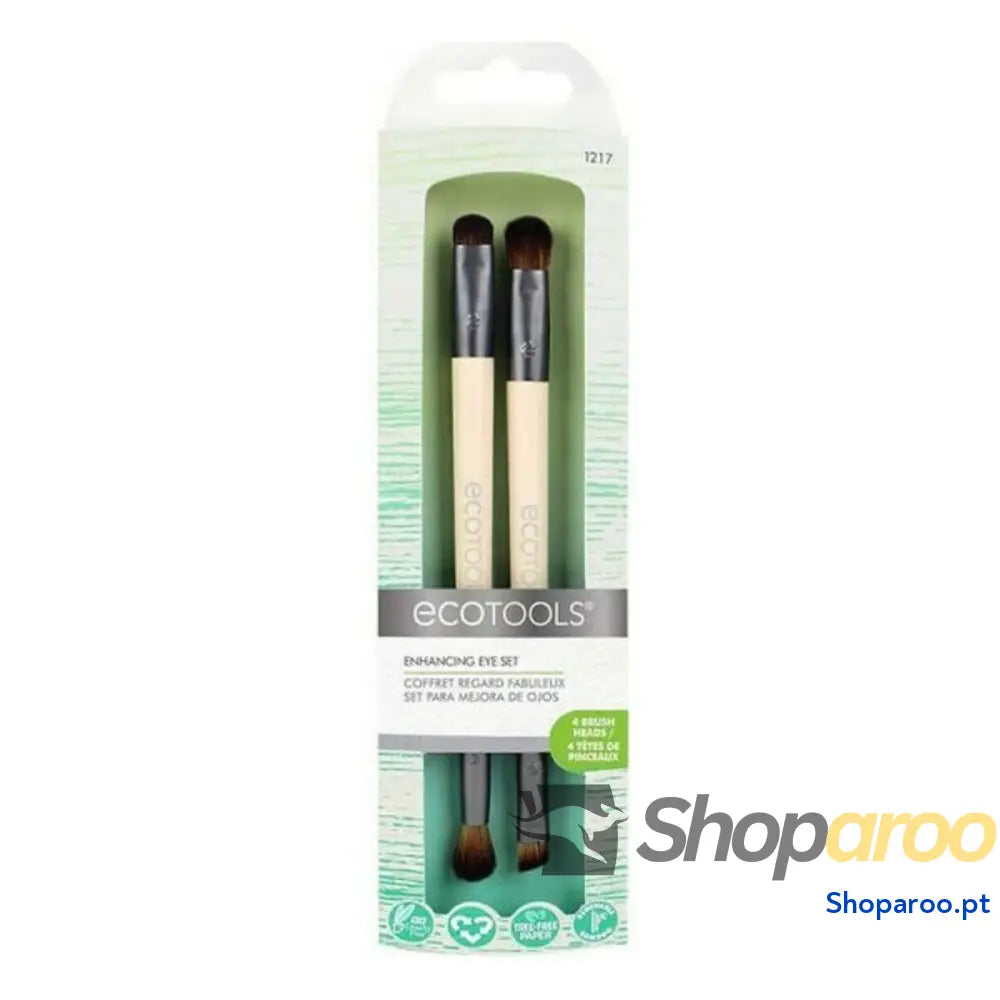 Conjunto de Pincéis de Maquilhagem Eye Enhancing Ecotools 1217 (2 pcs) 2 Peças