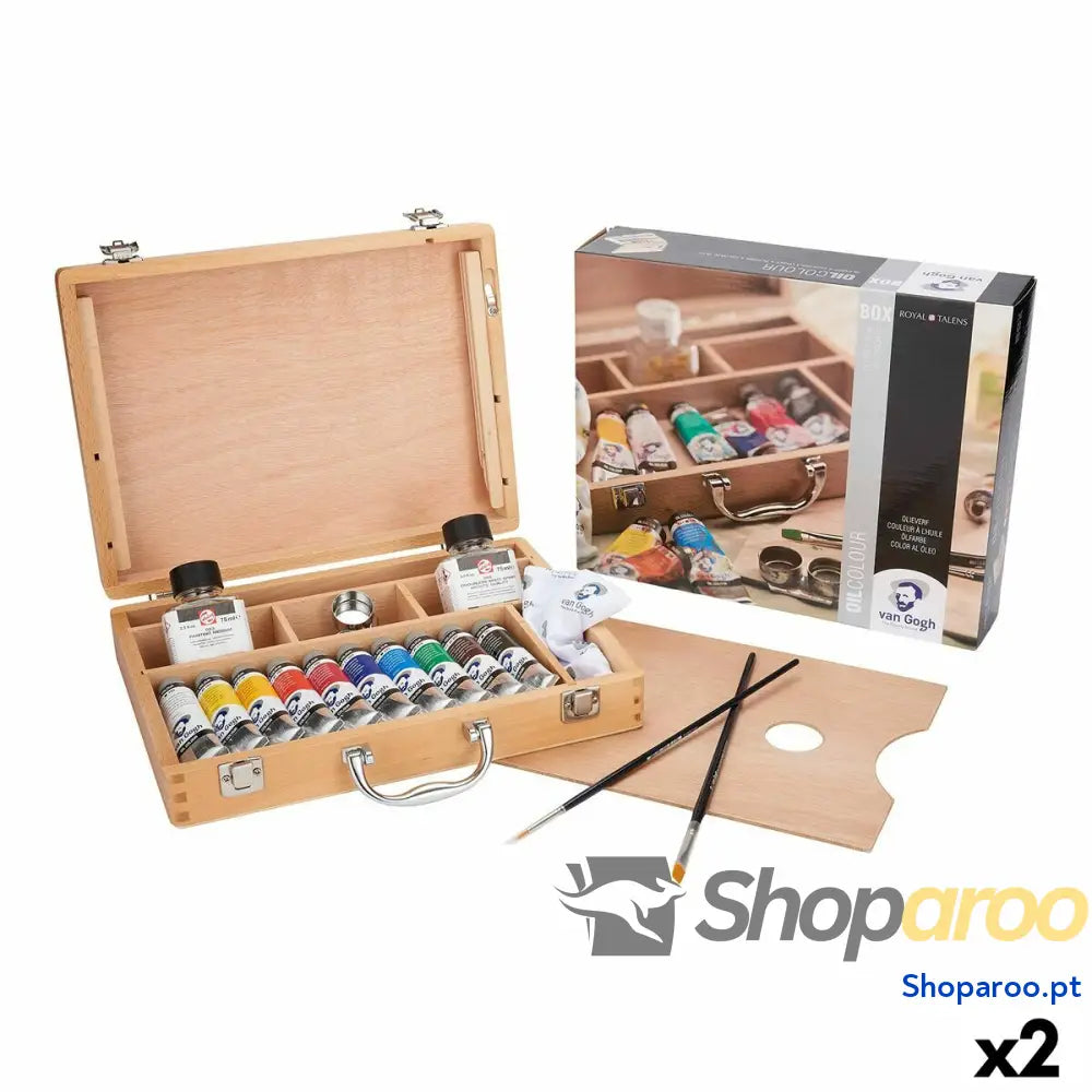 Conjunto de pintura a óleo Talens Van Gogh Multicolor (2 Unidades)