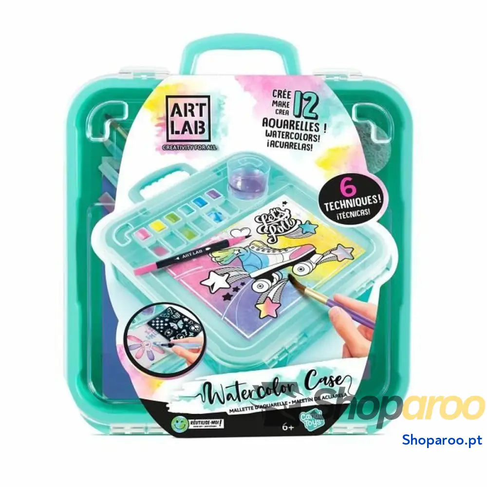 Conjunto de Pintura Aguarela Canal Toys Water color case Multicolor