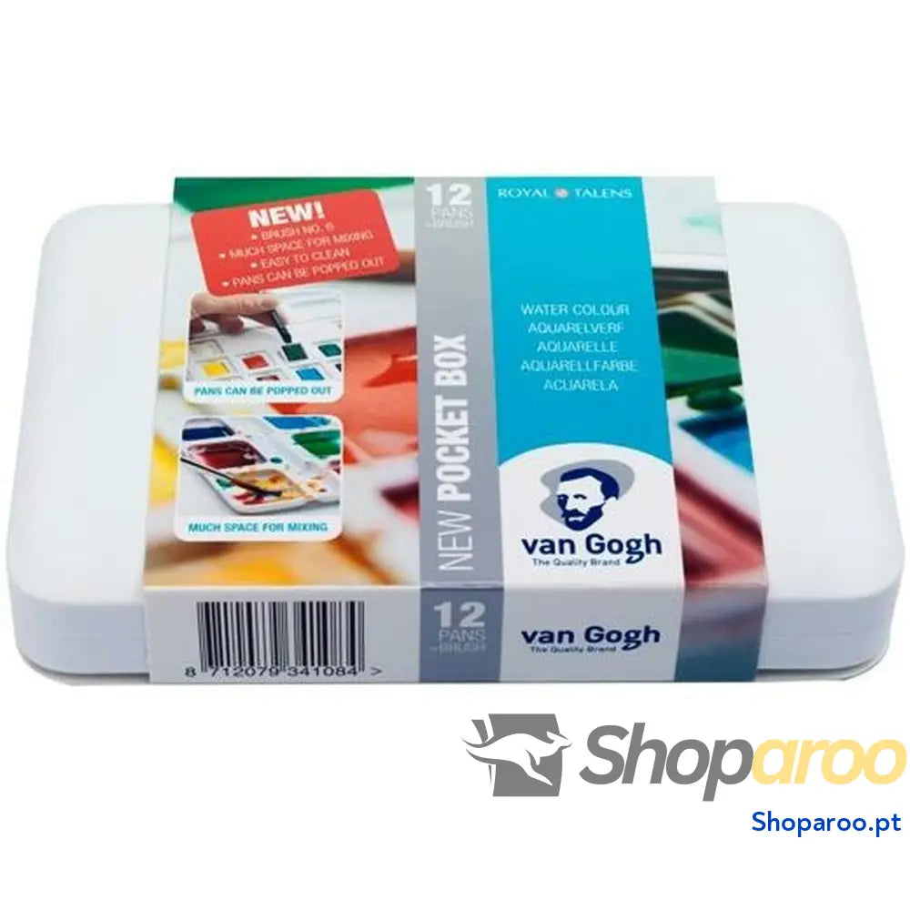 Conjunto de Pintura Aguarela Talens Van Gogh Multicolor