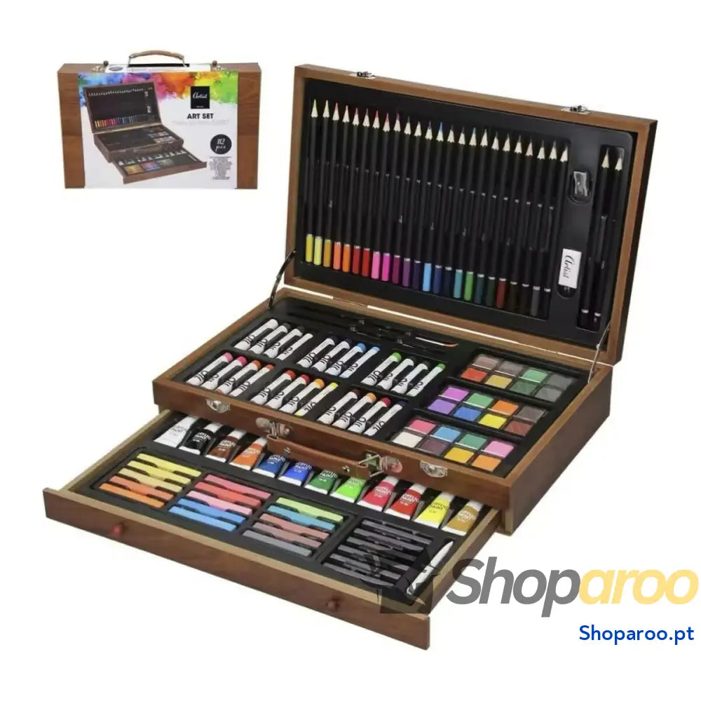 Conjunto de pintura Artist&CO 180 Peças