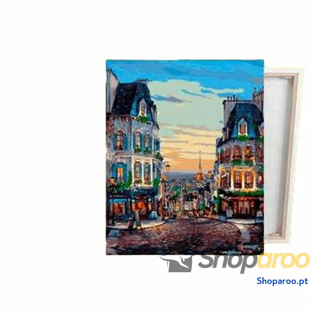Conjunto de pintura por números Alex Bog Quartier Montmatre Paris 40 x 50 cm