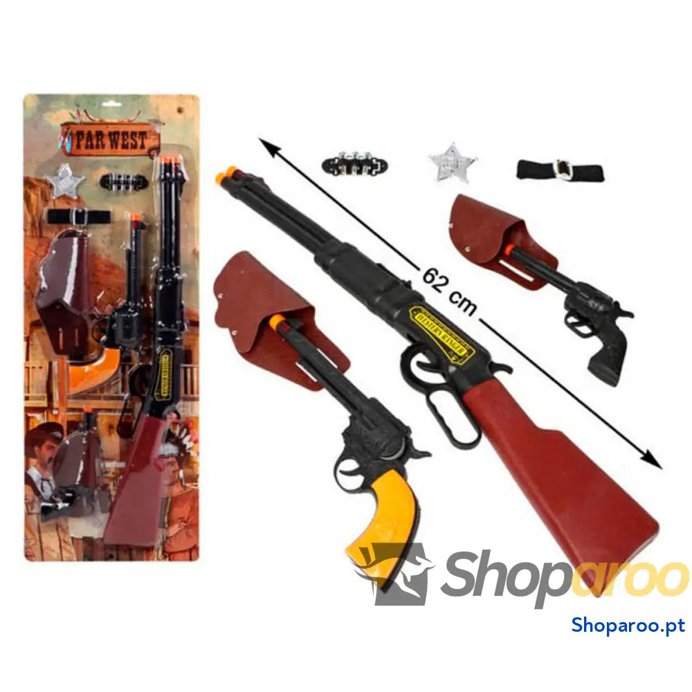 Conjunto de Pistolas do Oeste 8411 (7 Pcs)