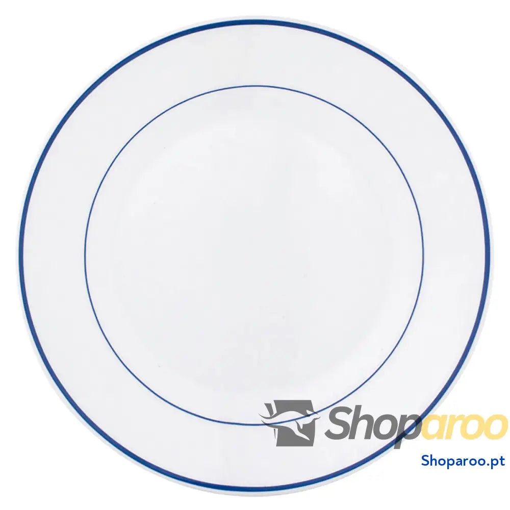 Conjunto de pratos Arcoroc Rest. F/azul Sobremesa Duas cores Vidro 19,5 cm