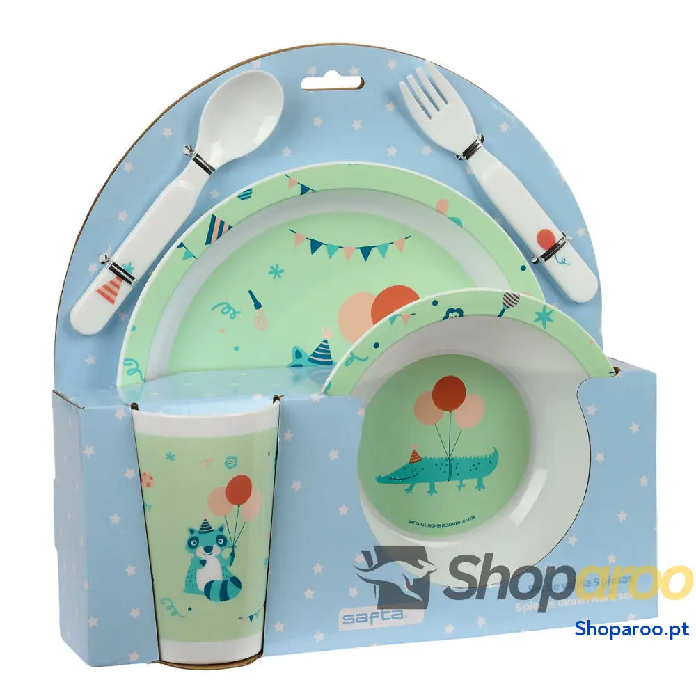 Conjunto de pratos infantil Safta Fiesta Poliéster 26 x 26 x 9 cm