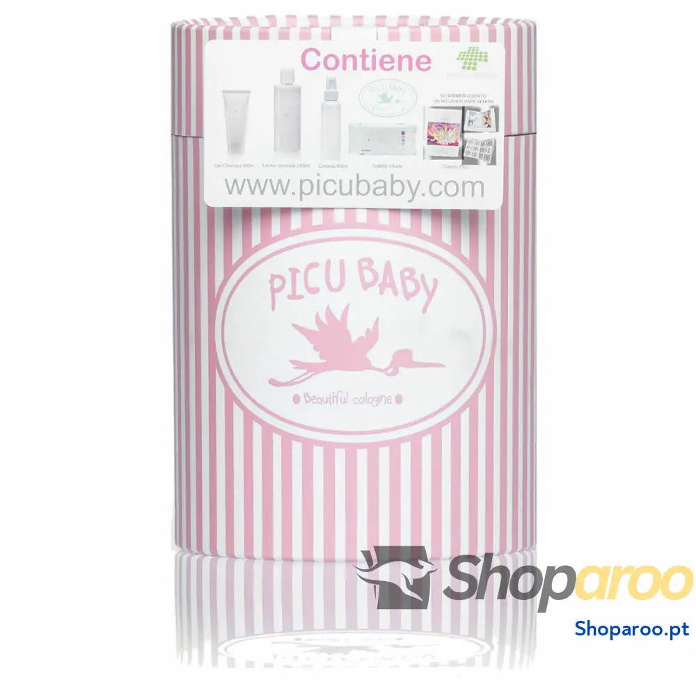 Conjunto de Presente para Bebé Picu Baby Infantil Tambor Rosa New Cor de Rosa 5 Peças