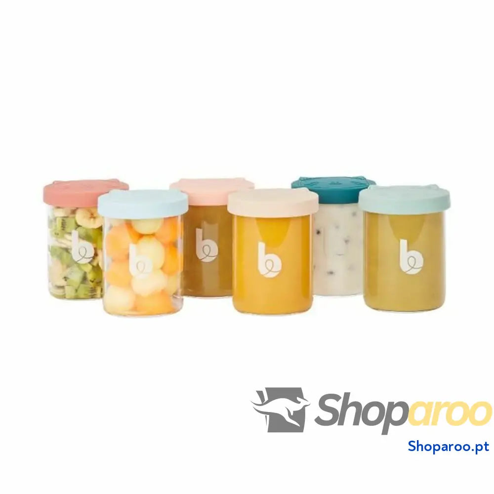 Conjunto de recipientes para comida de bebê Badabulle