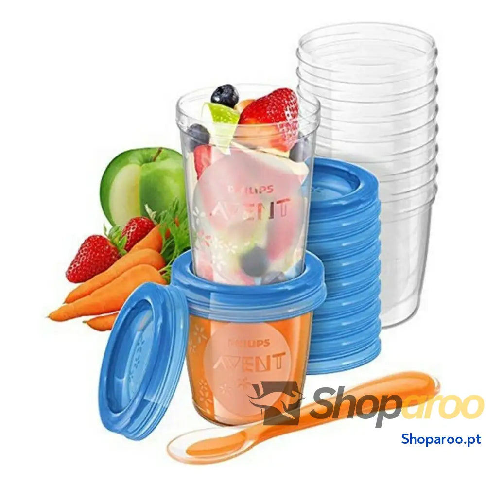 Conjunto de recipientes para comida de bebê Philips SCF721 / 20