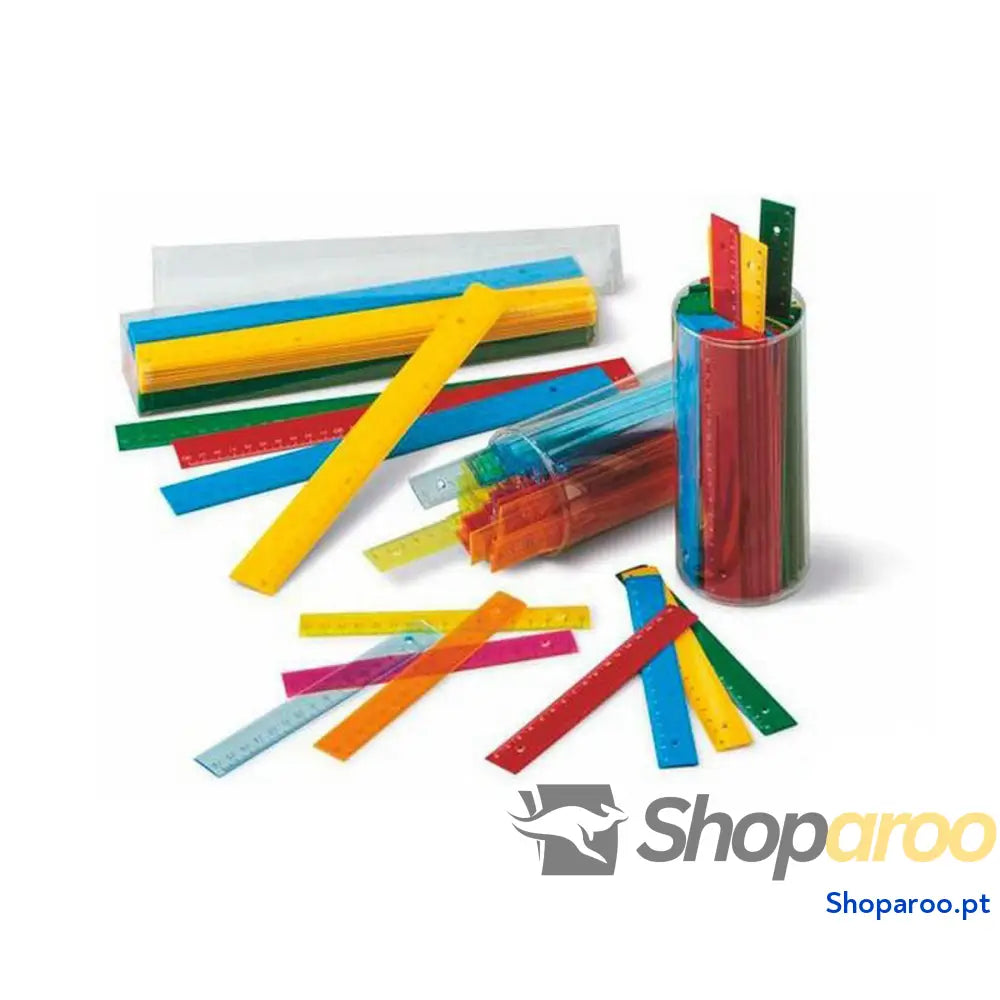 Conjunto de regras Faibo Multicolor 15 cm 100 Peças