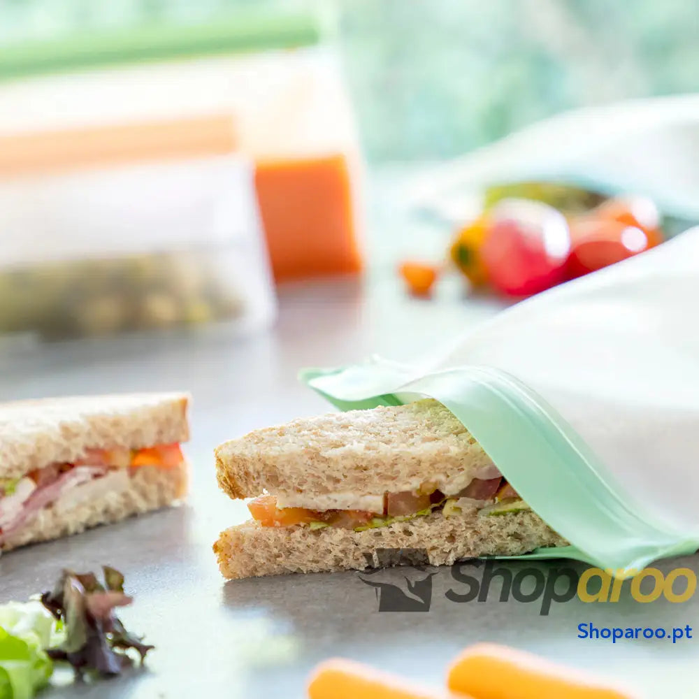 Conjunto de Sacos Reutilizáveis Herméticos Zags InnovaGoods 6 Unidades