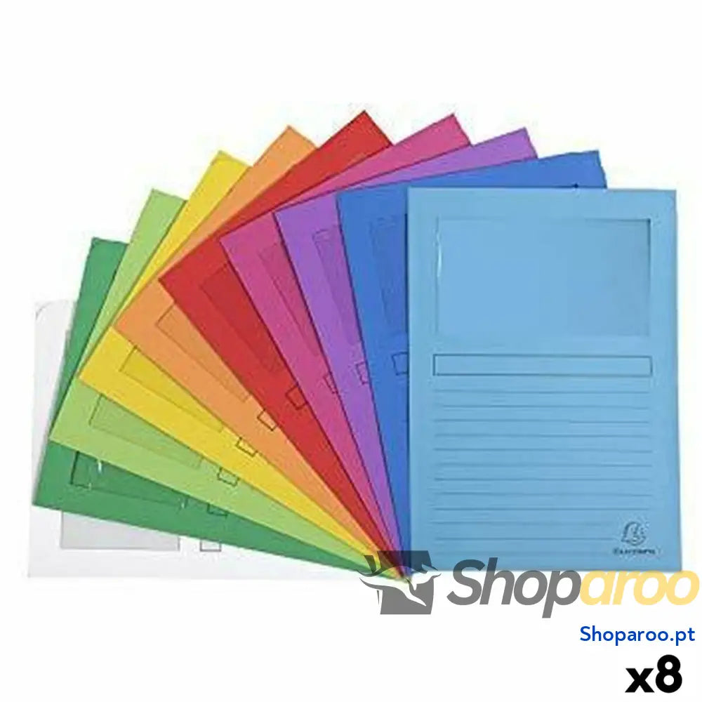 Conjunto de Subpastas Exacompta FOREVER A4 50 Peças (8 Unidades)