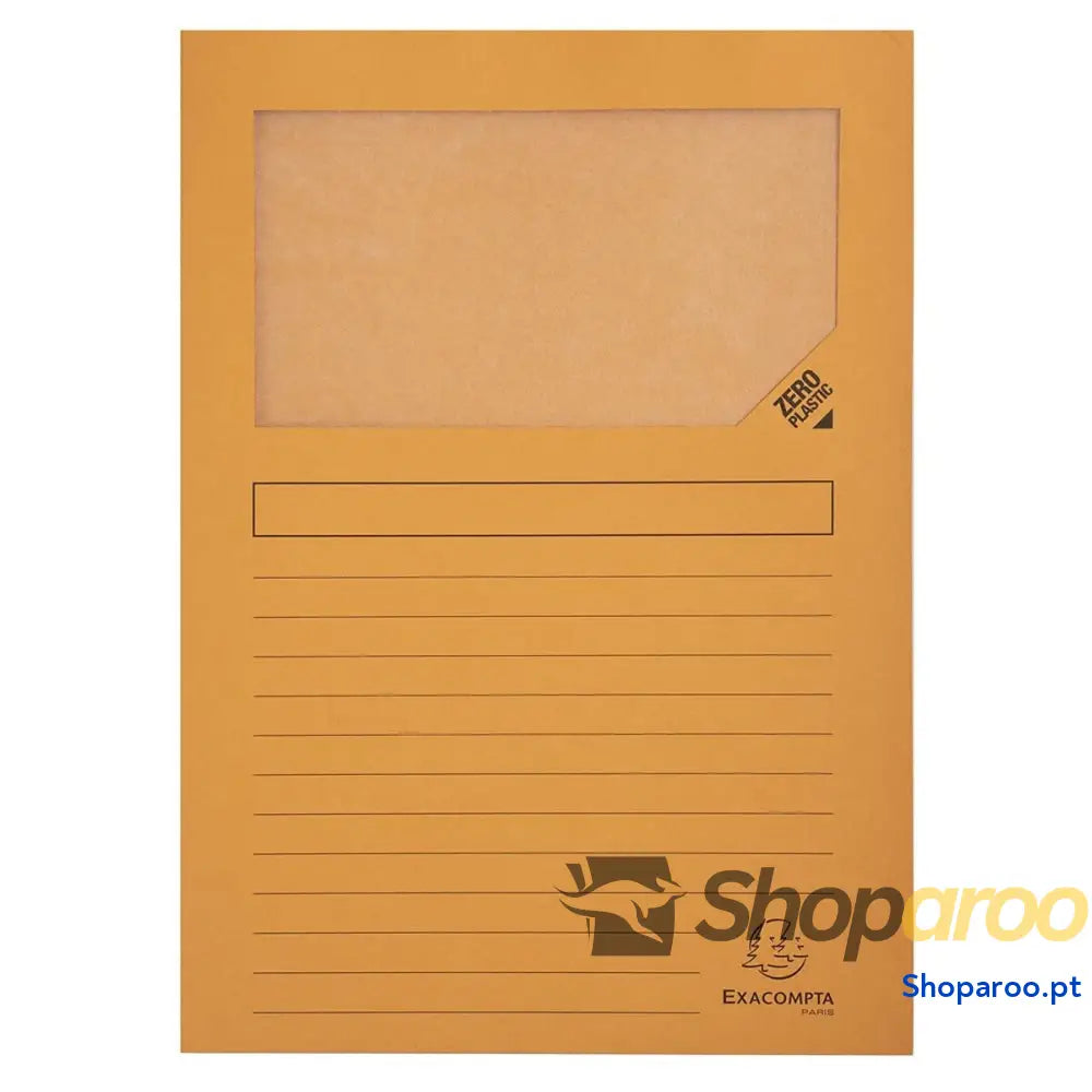 Conjunto de subpastas Exacompta Forever Laranja A4 Janela transparente 100 Peças