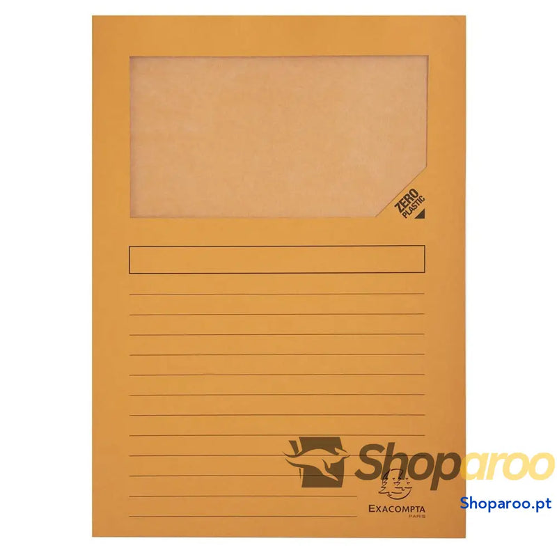 Conjunto de subpastas Exacompta Forever Laranja A4 Janela transparente 100 Peças