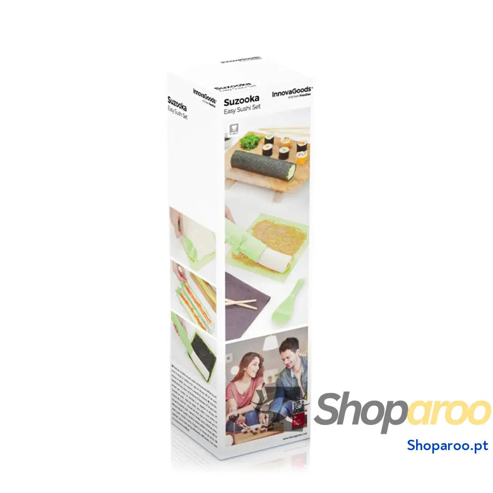 Conjunto de sushi com receitas Suzooka InnovaGoods 3 Peças